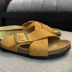 Birkenstock Women's Siena Rivets Nubuck Sandals